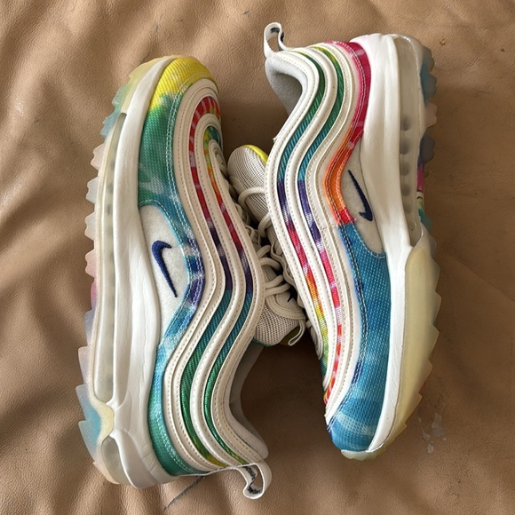 Nike Air Max 97 Golf "Tie Dye" (worn once, perfect condition) - Picture 4 of 4